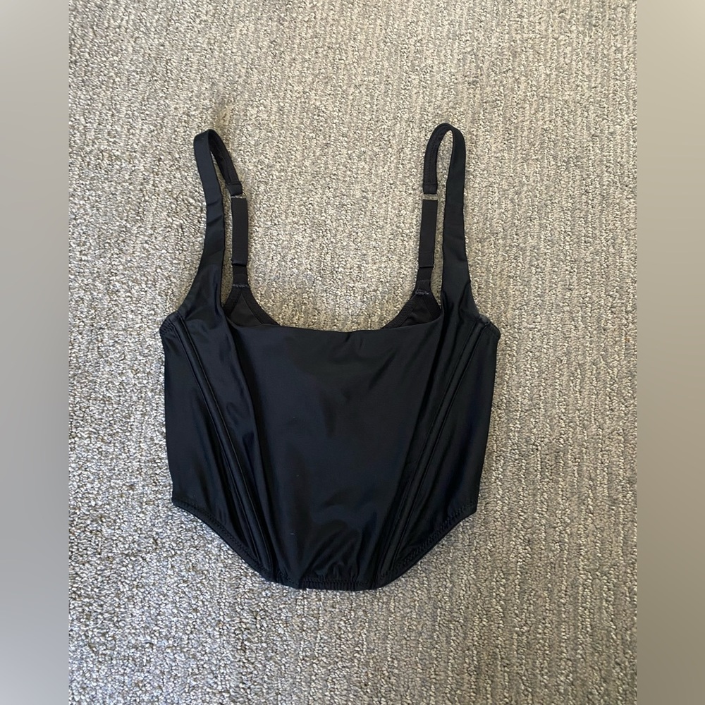 Black corset top